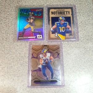 3 card Cooper Kupp lot.